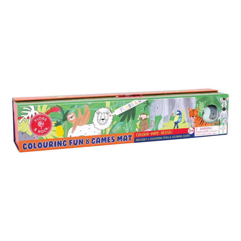 coloring fun and games mat - assorted themes