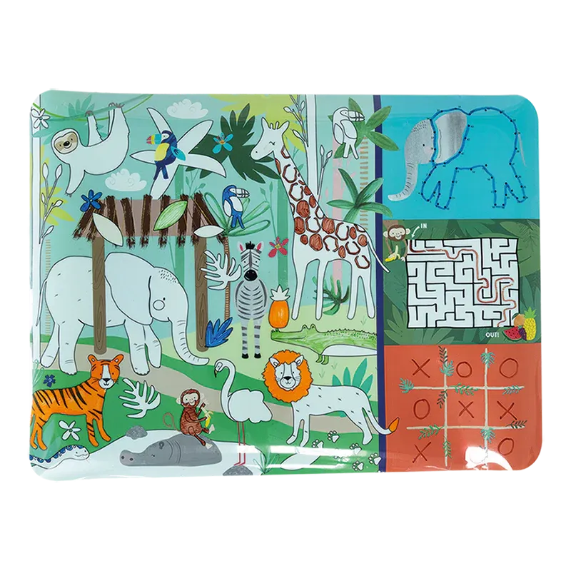 coloring fun and games mat - assorted themes