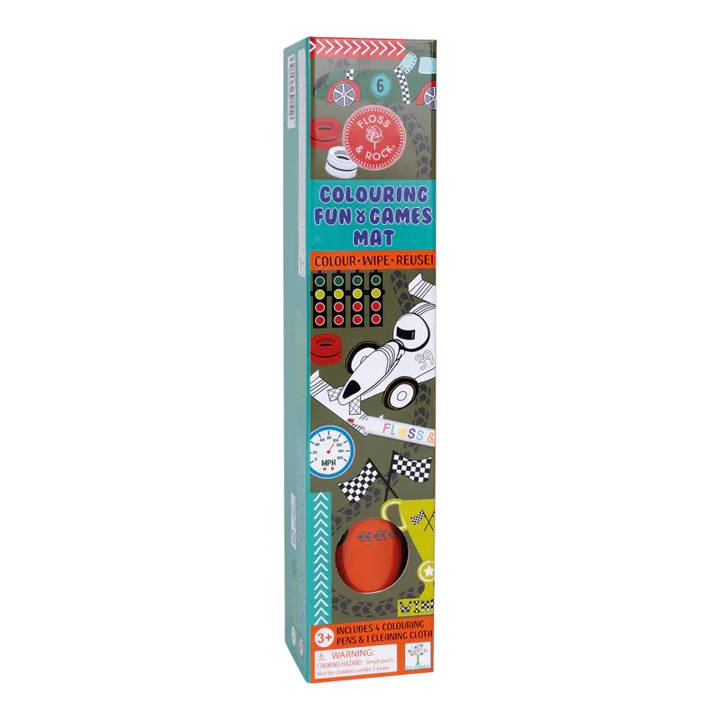 coloring fun and games mat - assorted themes