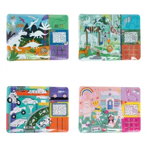 coloring fun and games mat - assorted themes