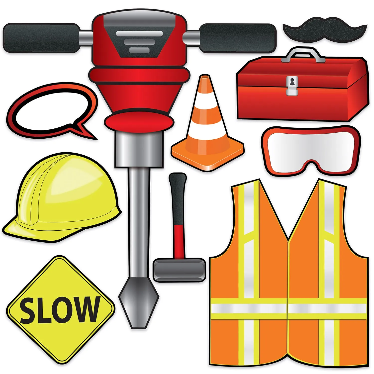 Construction Photo Fun Signs 4.50"-21.25"