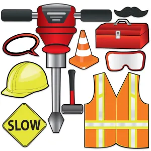 Construction Photo Fun Signs 4.50"-21.25"