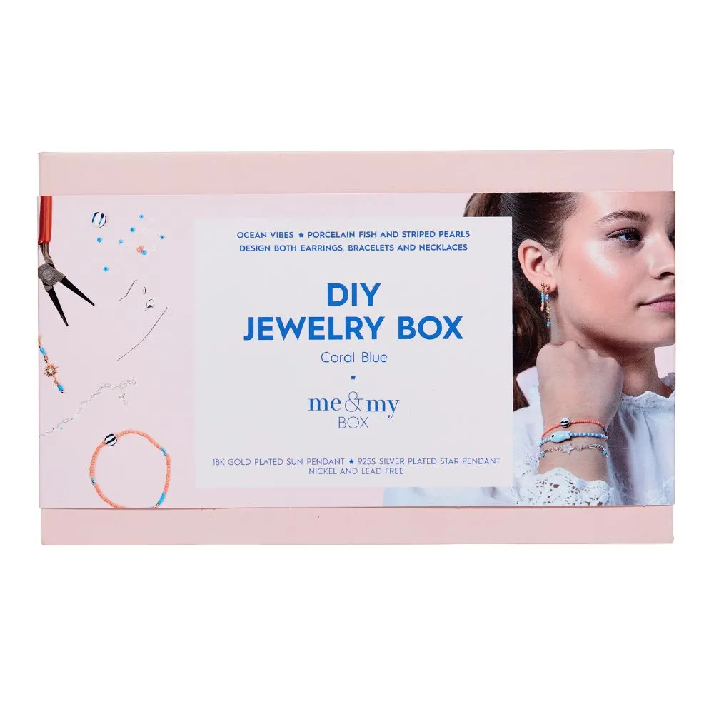 Coral Blue Box Nr 19 - Flotte havinspireret vedhæng og perler