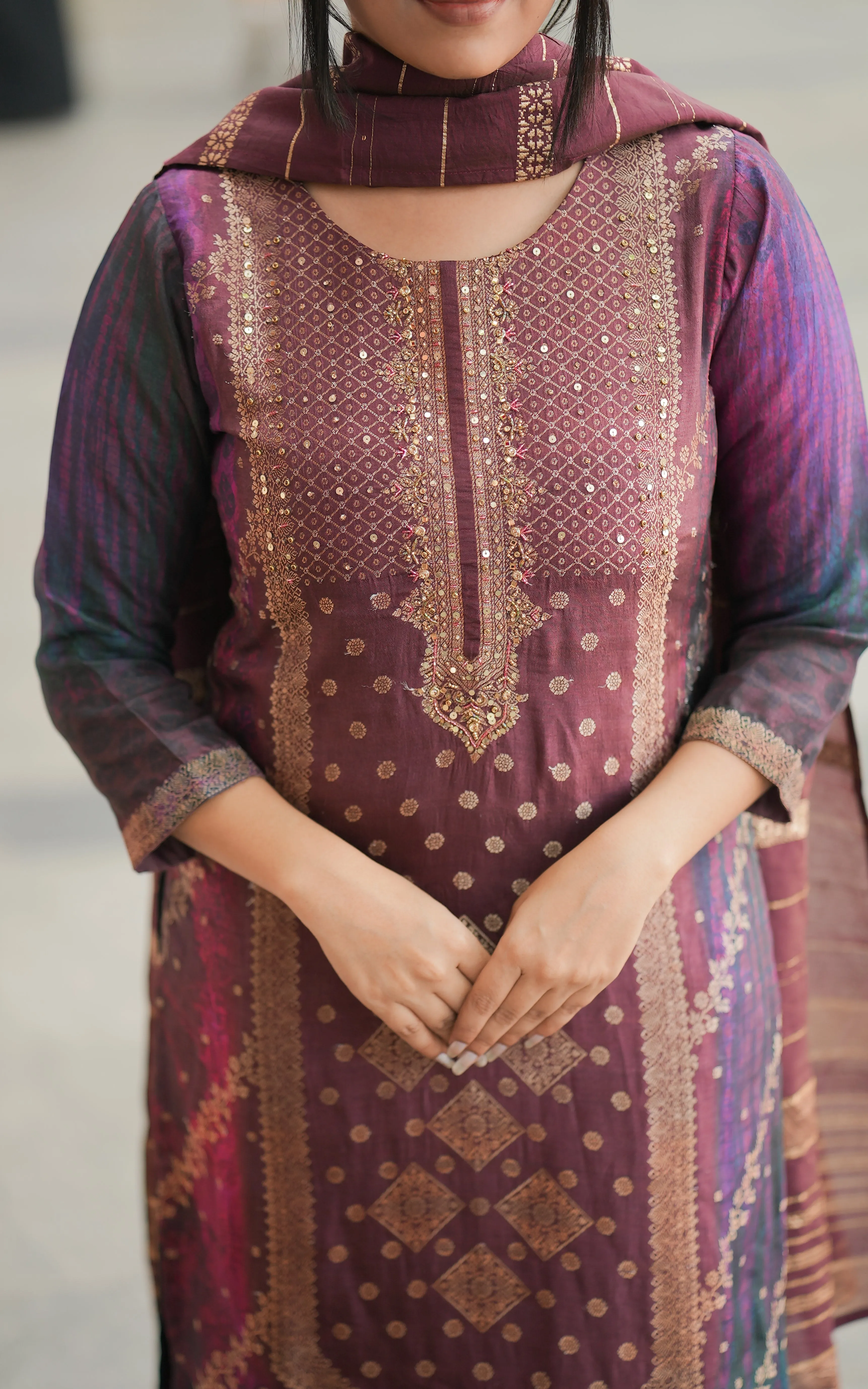 Danomi (Kurti  Pant Dupatta)