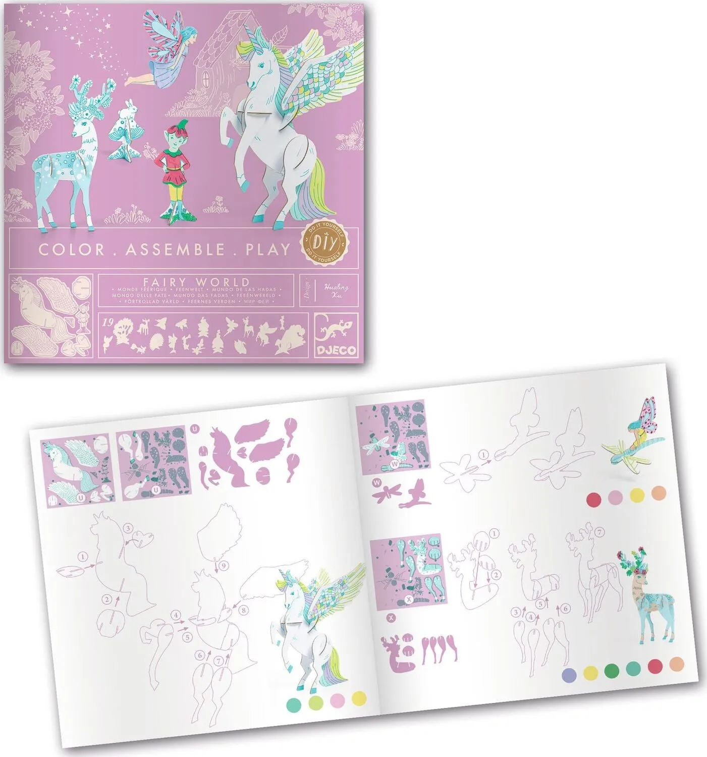 DIY Fairy World Color Assemble & Play Kit