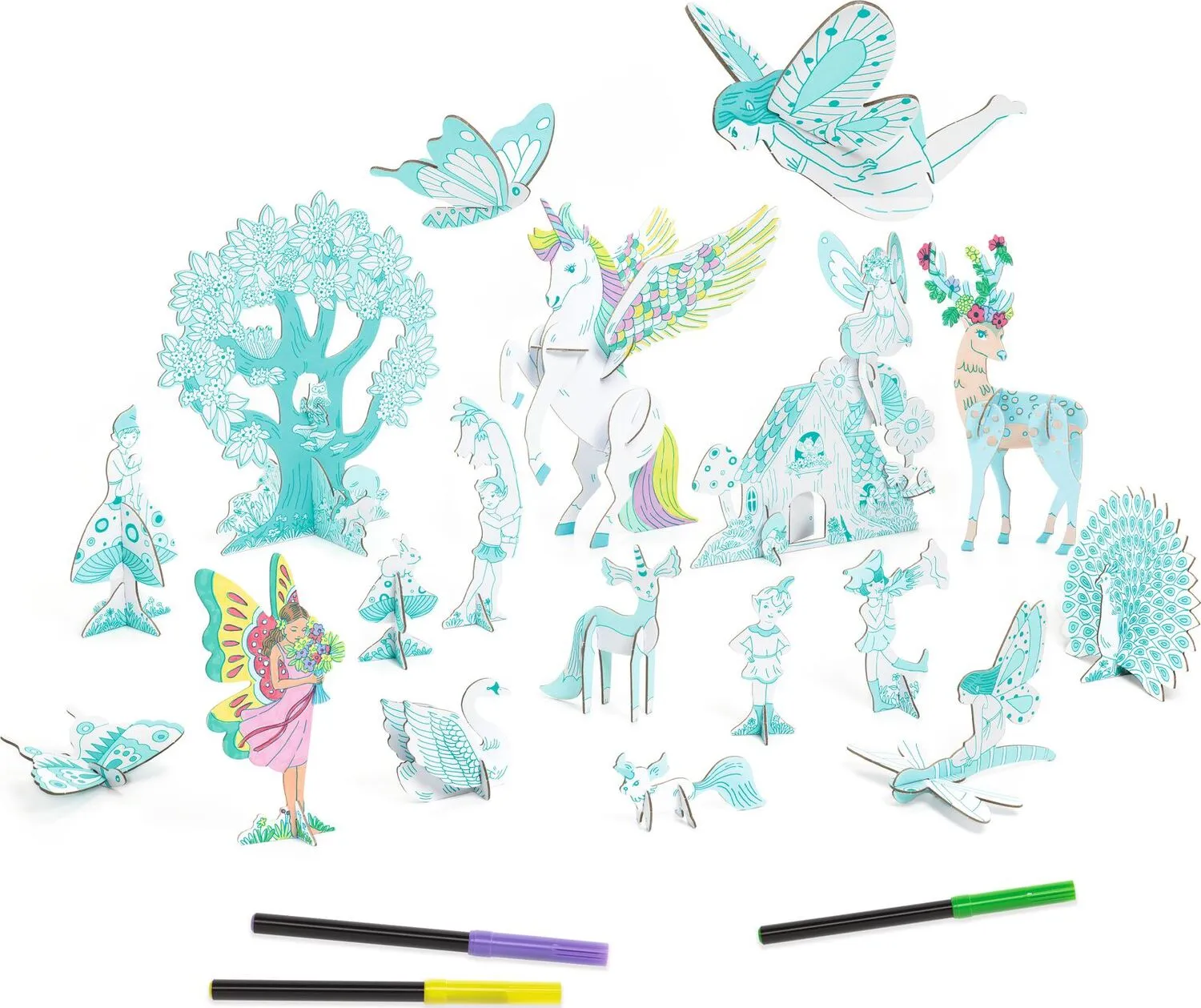DIY Fairy World Color Assemble & Play Kit