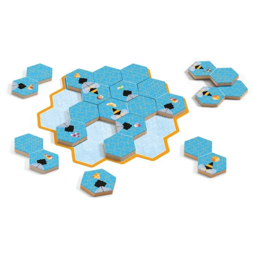 Djeco - Bee Logic Wooden Game