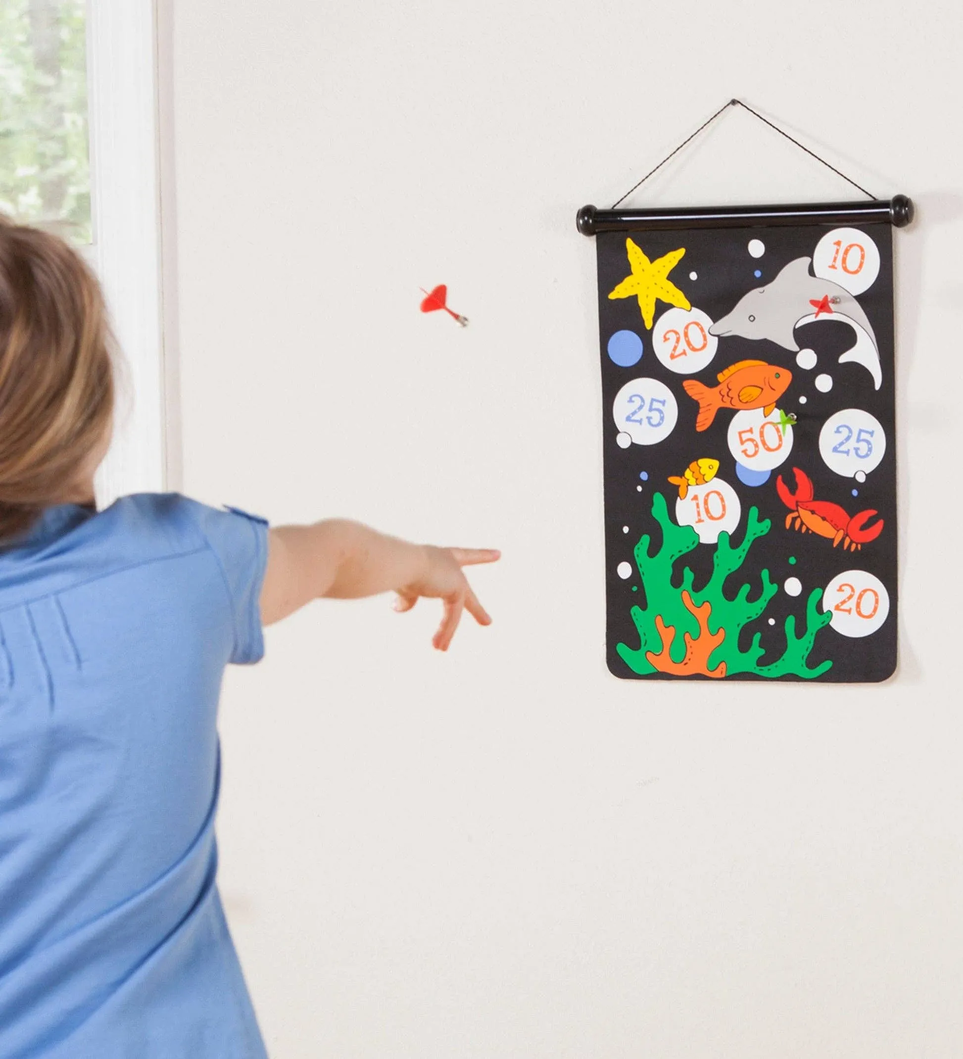 Double-Sided Magnetic Target Game - Dinosaur