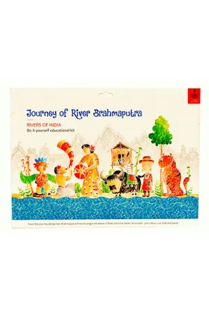 Educational Colouring Kit Learning Activity about Rivers Of India (River Brahmaputra)