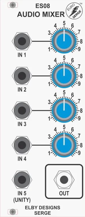 Elby Designs ES08 Audio Mixer Full Kit