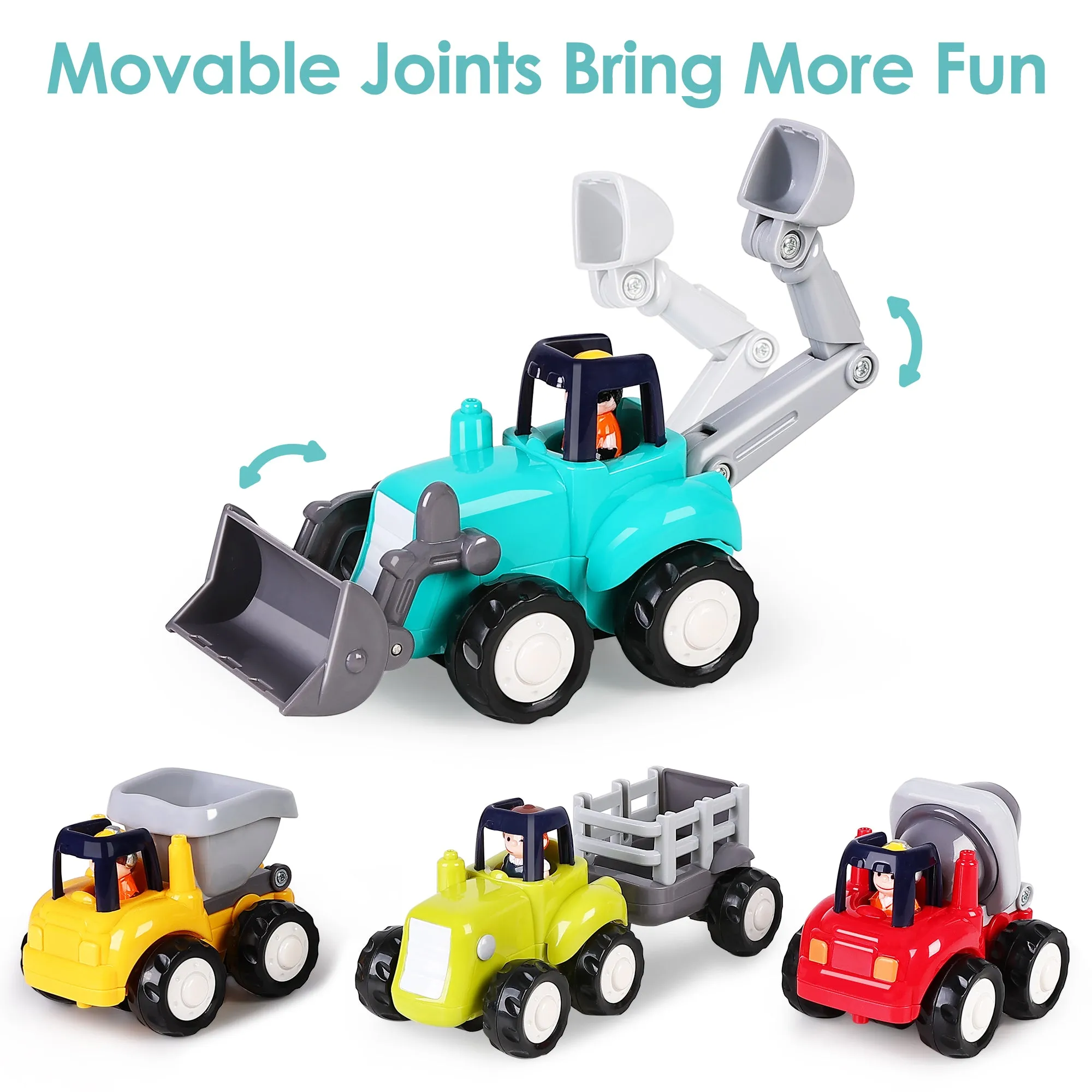 Electronic Construction Crane Toys Set
