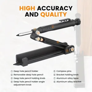 Enhance DIY Projects with Versatile Woodworking Scribing Tool