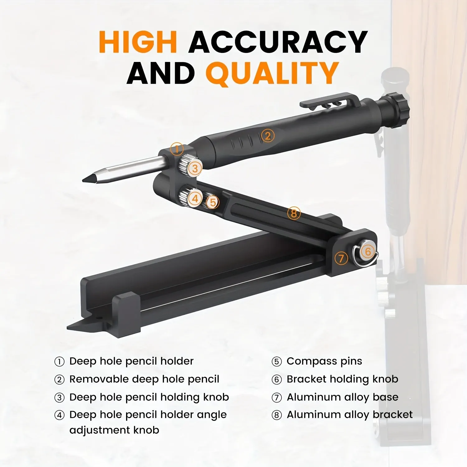Enhance DIY Projects with Versatile Woodworking Scribing Tool