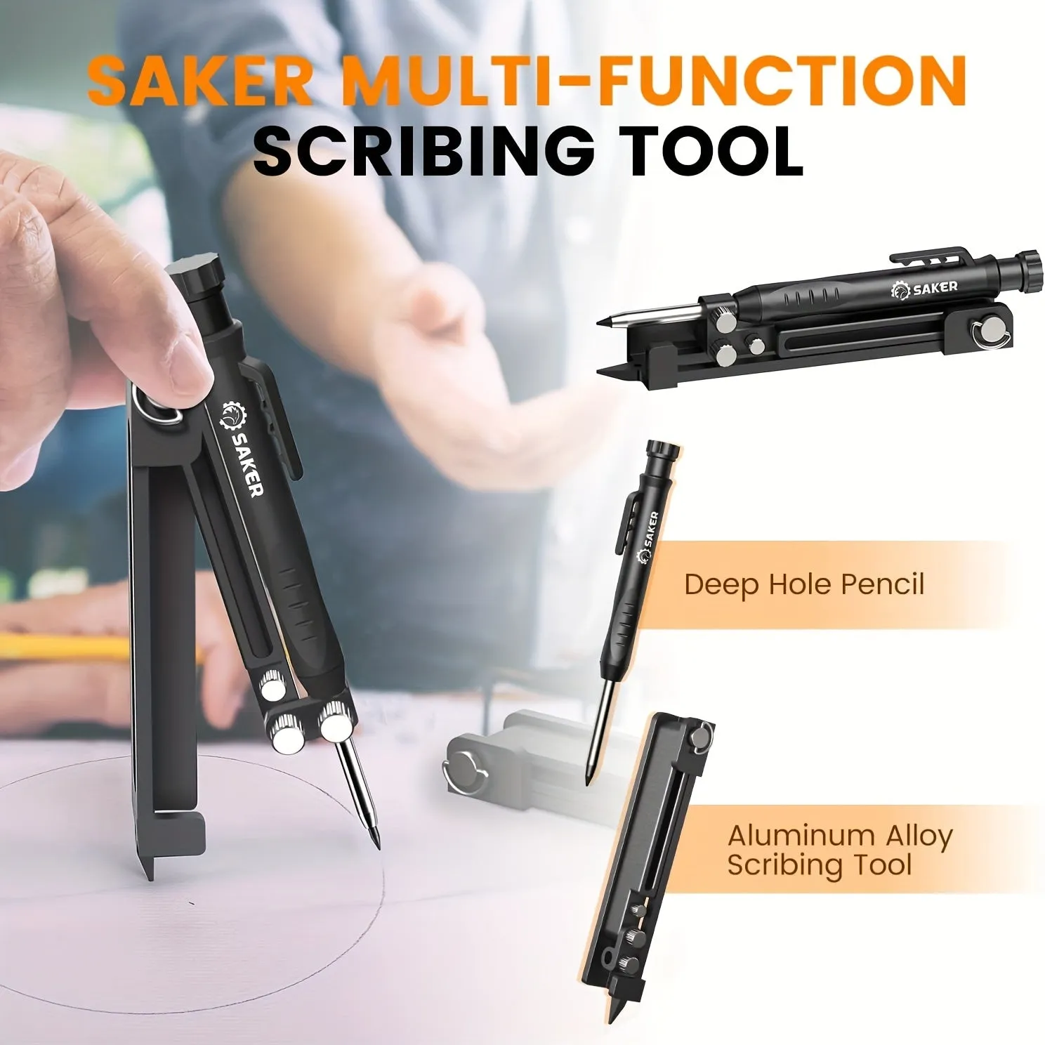 Enhance DIY Projects with Versatile Woodworking Scribing Tool