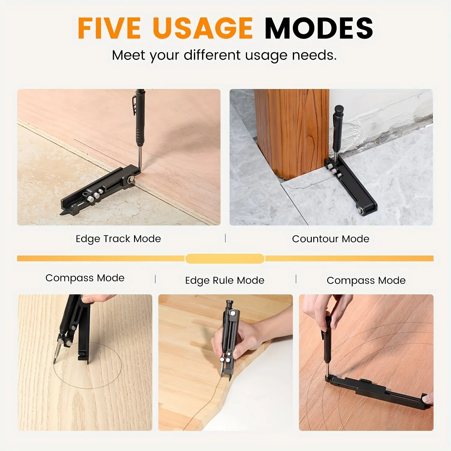 Enhance DIY Projects with Versatile Woodworking Scribing Tool