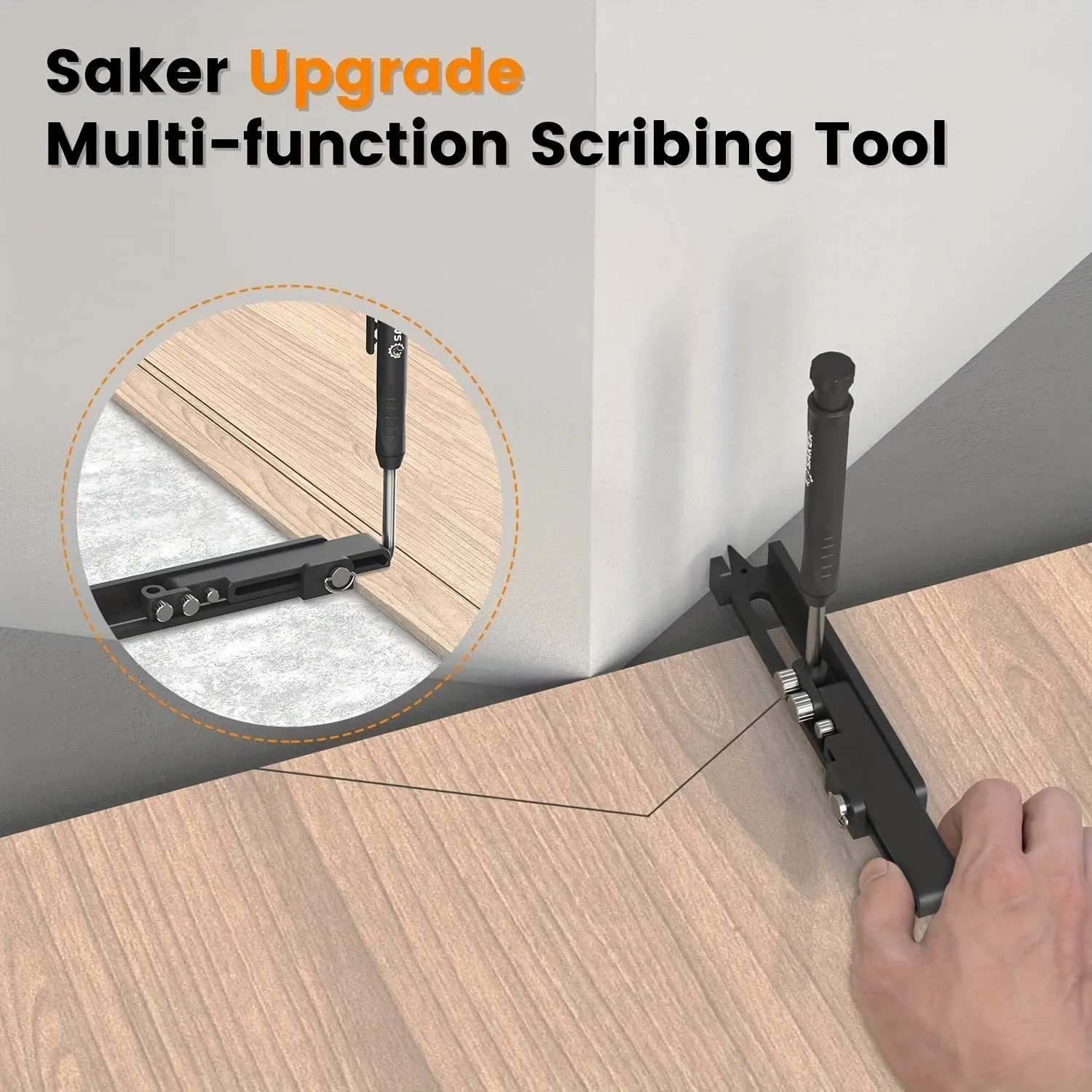 Enhance DIY Projects with Versatile Woodworking Scribing Tool