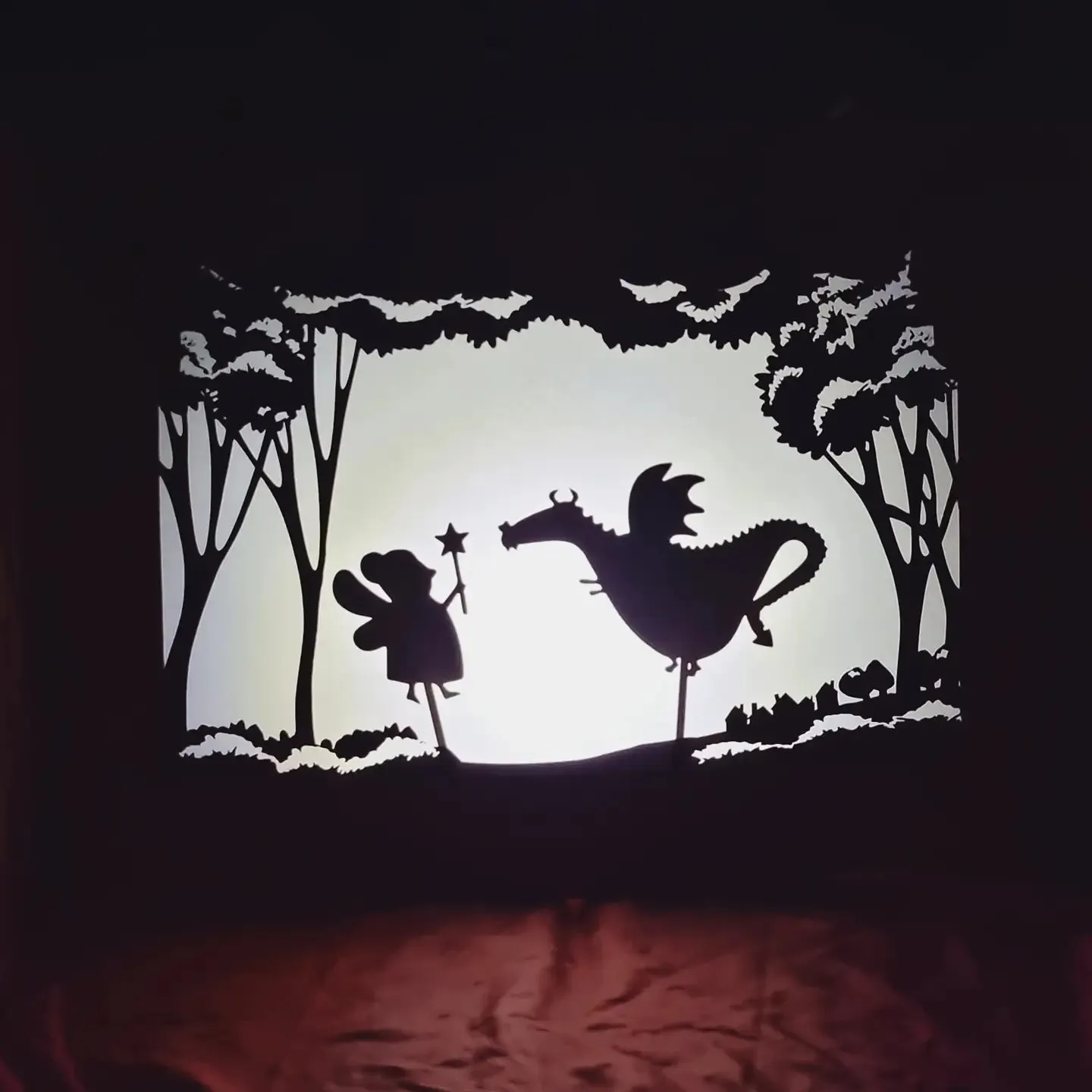 Grand Puppet Shadow Theatre   Shadow Puppets - Moulin Roty