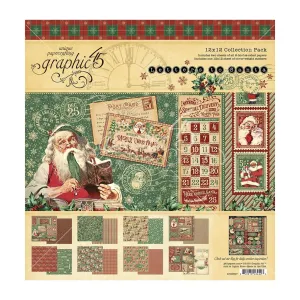 Graphic 45 Collection Pack 12"x 12" - Letters to Santa