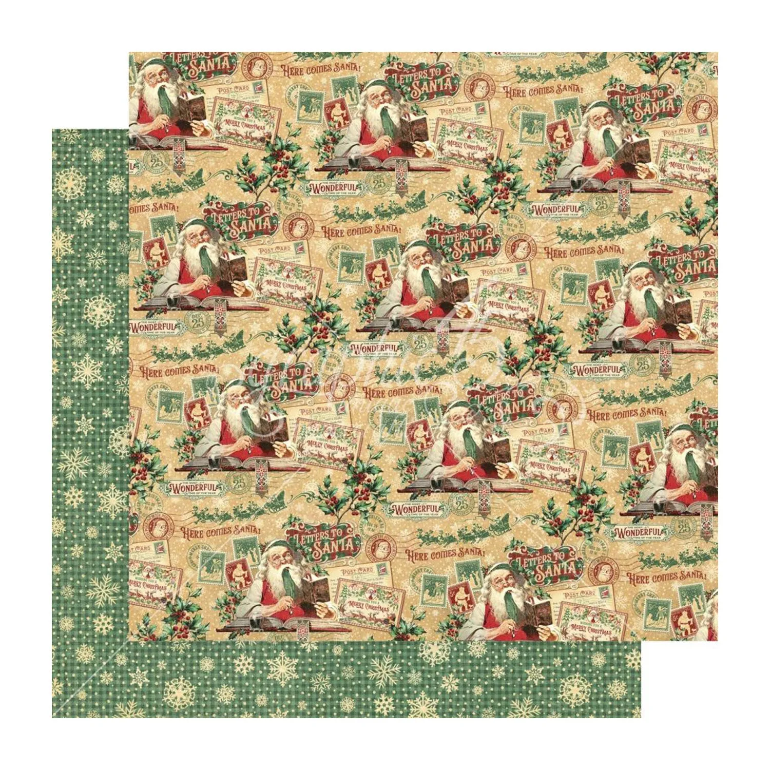 Graphic 45 Collection Pack 12"x 12" - Letters to Santa