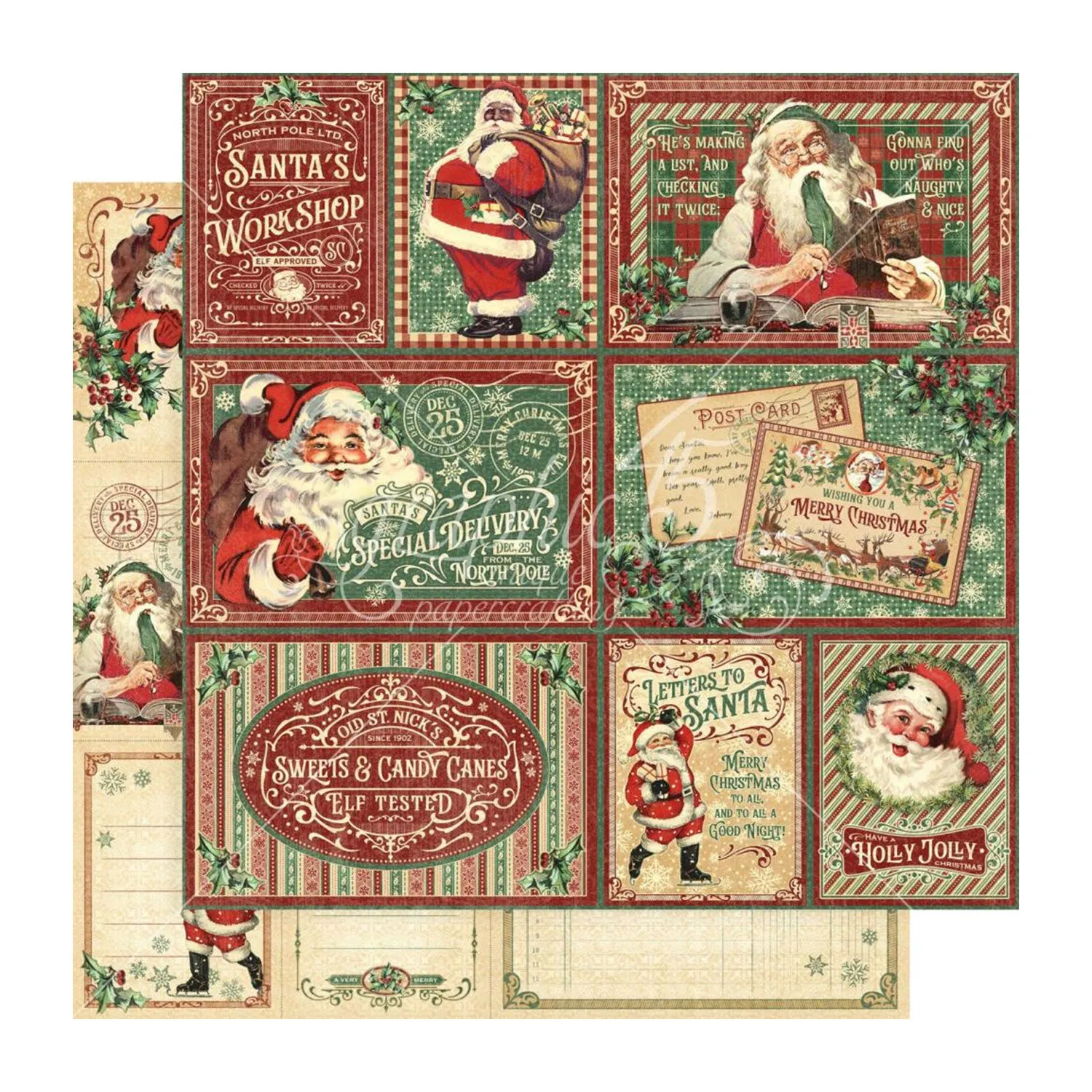 Graphic 45 Collection Pack 12"x 12" - Letters to Santa