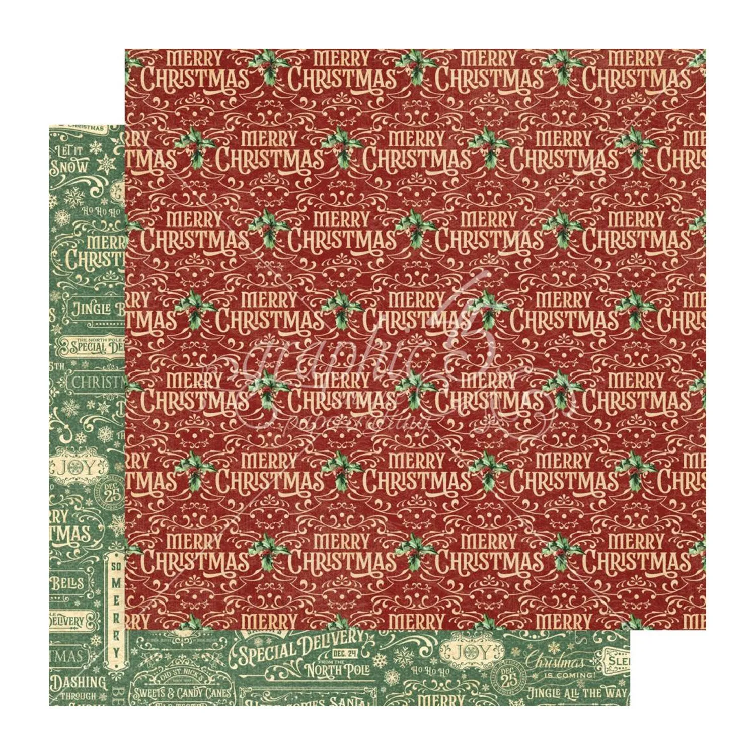 Graphic 45 Collection Pack 12"x 12" - Letters to Santa