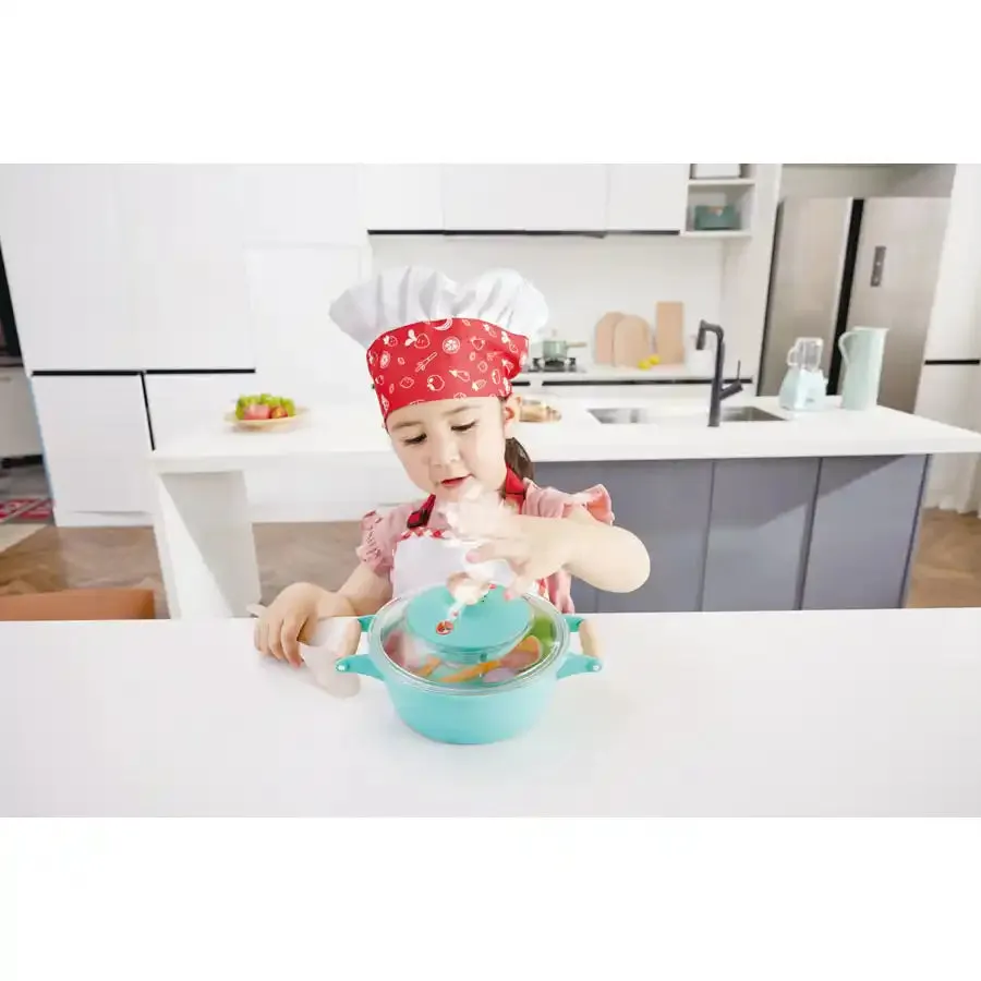 Hape Little Chef Cooking & Steam Playset