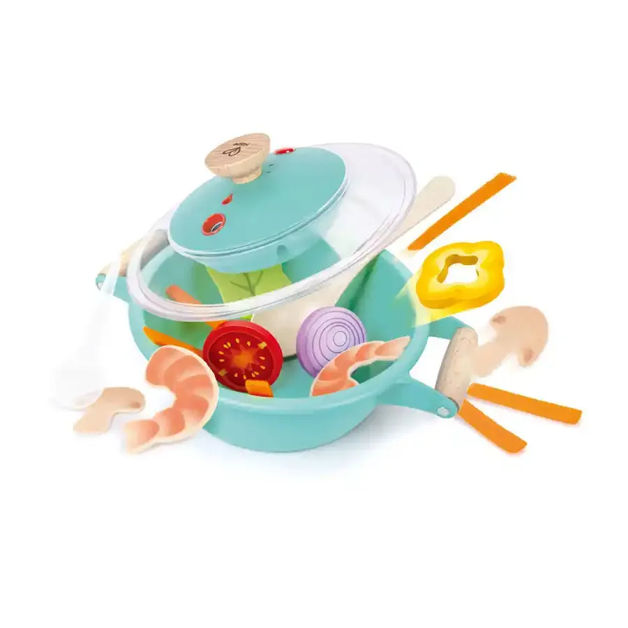 Hape Little Chef Cooking & Steam Playset