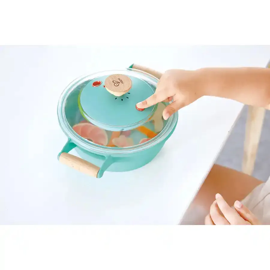 Hape Little Chef Cooking & Steam Playset