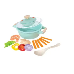 Hape Little Chef Cooking & Steam Playset