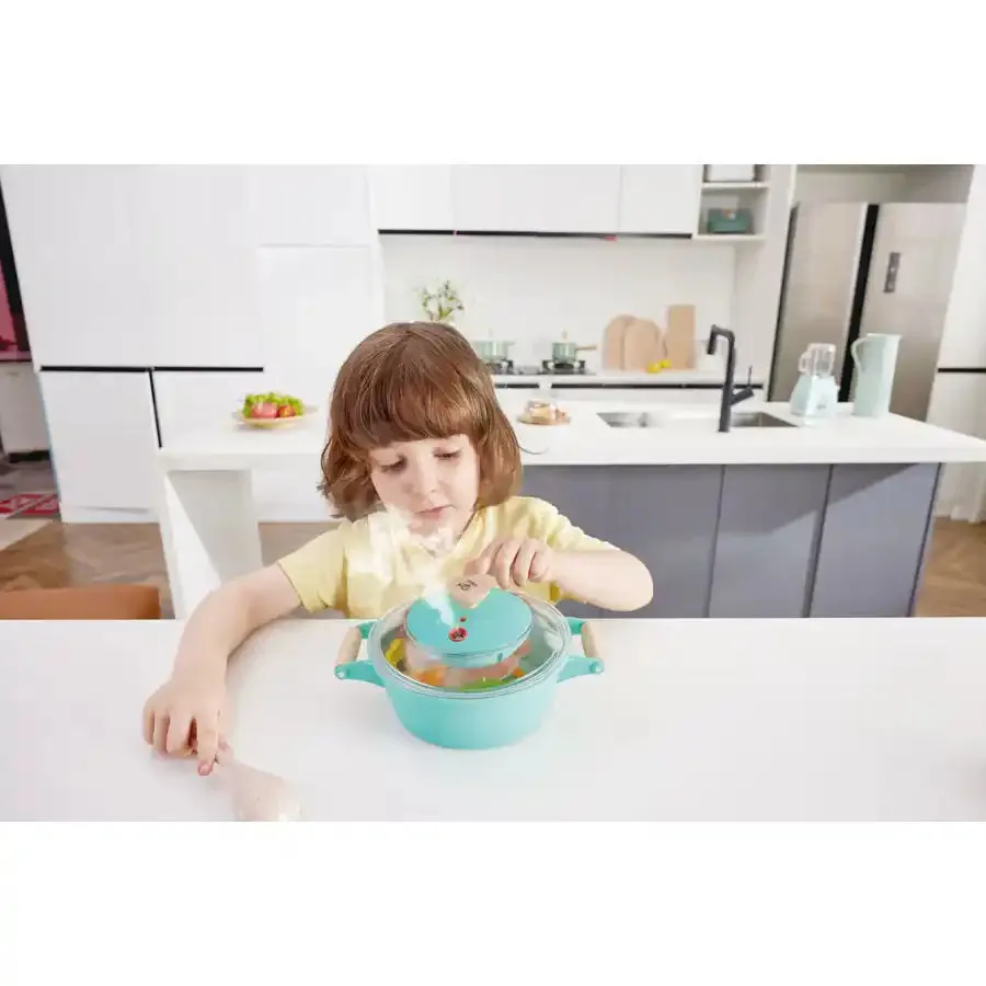 Hape Little Chef Cooking & Steam Playset