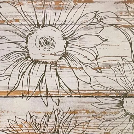 IOD Sunflowers Decor Stamp - Iron Orchid Designs