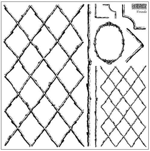 IOD Veranda Decor Stamp - Iron Orchid Designs