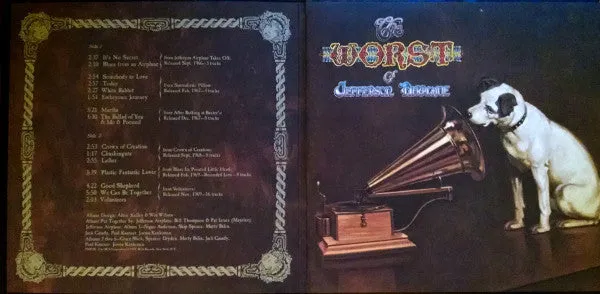 Jefferson Airplane - The Worst Of Jefferson Airplane (LP, Comp, Roc) (VG)