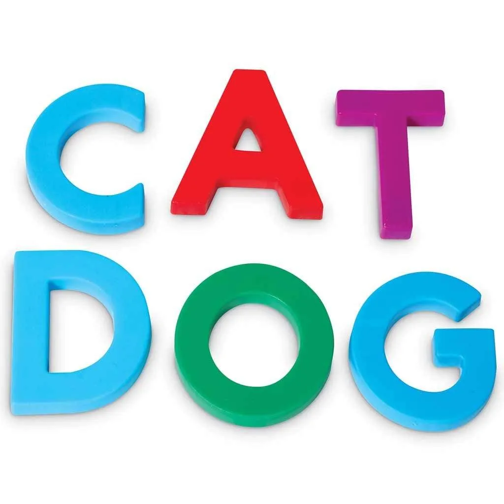 Jumbo Magnetic Letters: Uppercase