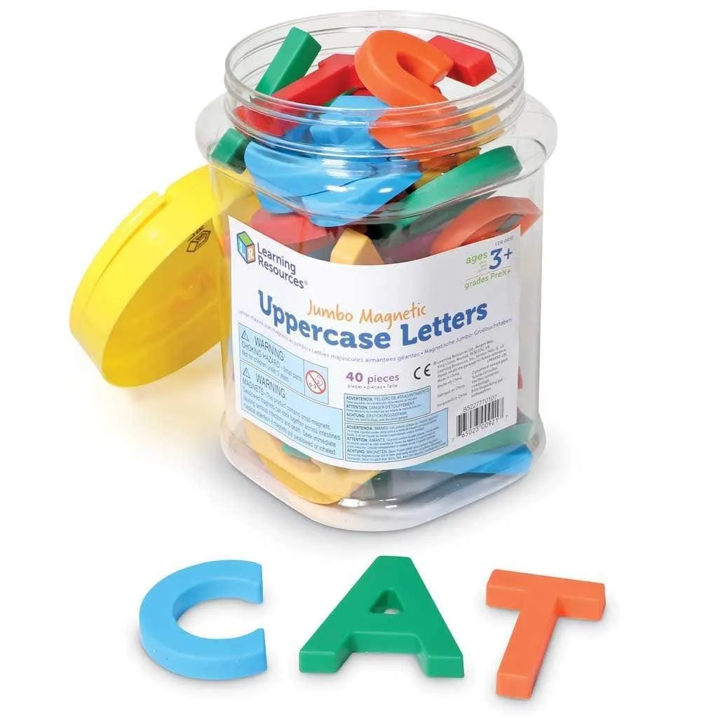 Jumbo Magnetic Letters: Uppercase