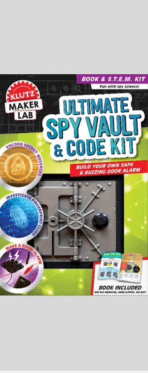 Klutz Maker Lab: Ultimate Spy Vault and Code Kit
