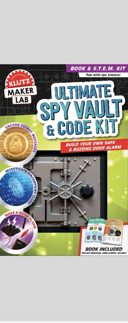 Klutz Maker Lab: Ultimate Spy Vault and Code Kit