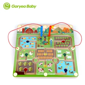 Korean Goryeo Baby Magnetic Board Farm Maze - Fine Motor Toys For Children