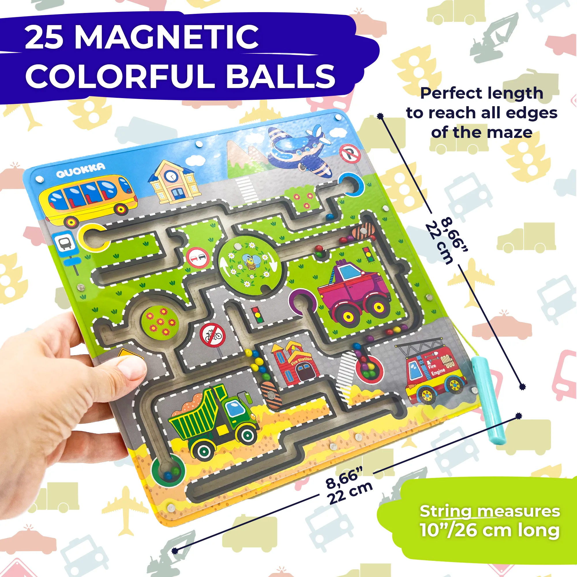 Magnetic Maze Toddler Games | Activity Busy Board