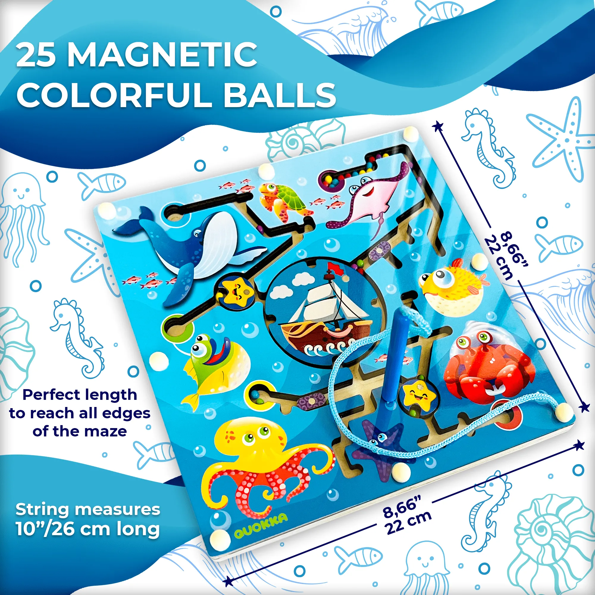 Magnetic Maze Toddler Games | Activity Busy Board