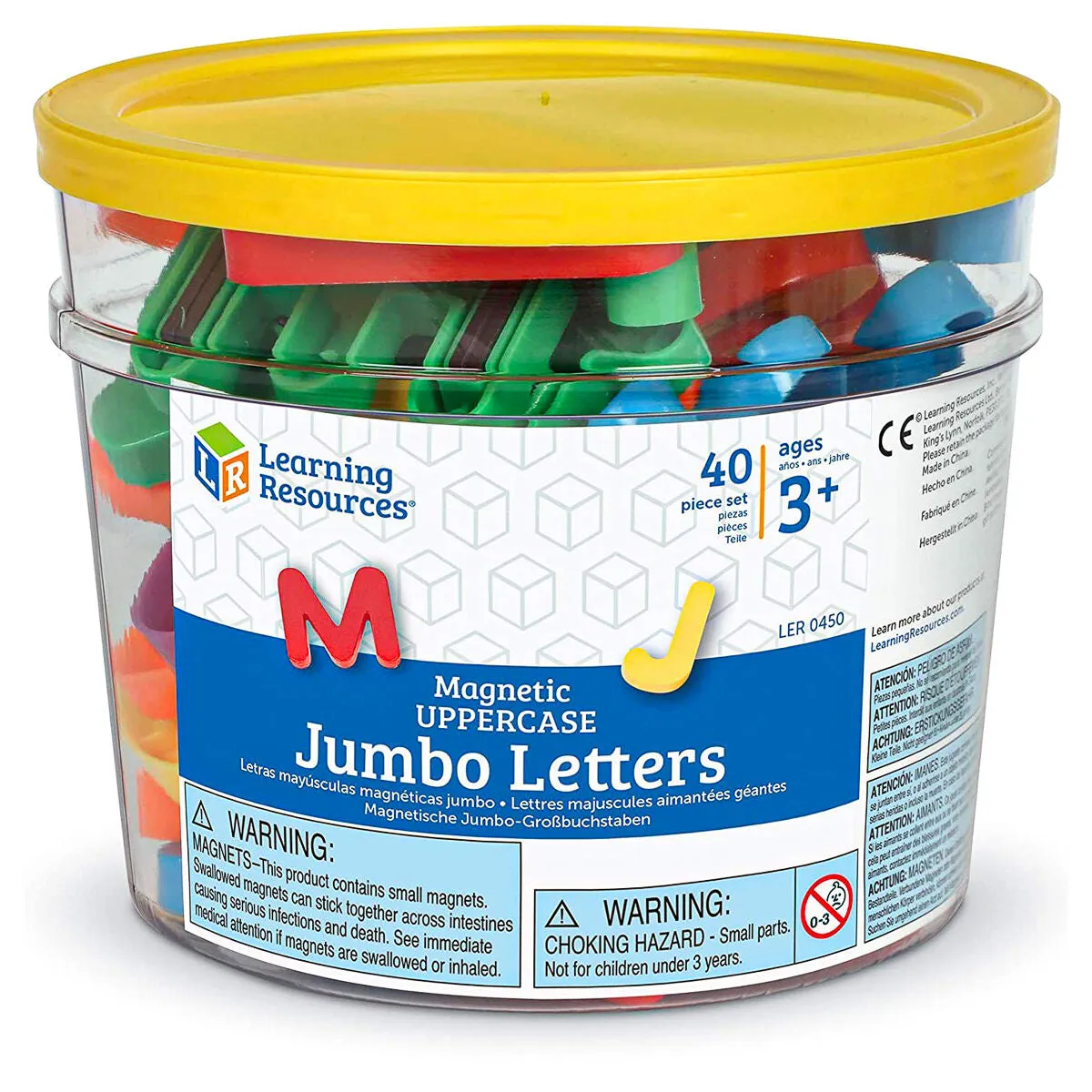 Magnetic Uppercase Jumbo Letters Set of 40