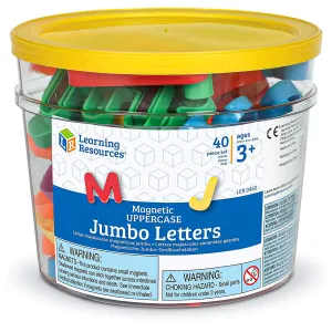 Magnetic Uppercase Jumbo Letters Set of 40