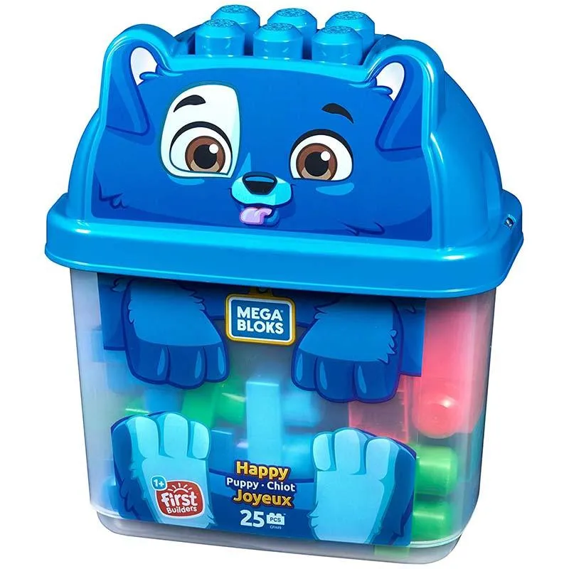 Mega Bloks Happy Puppy Bucket