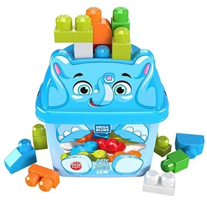Mega Bloks Jolly Elephant Animal Bucket
