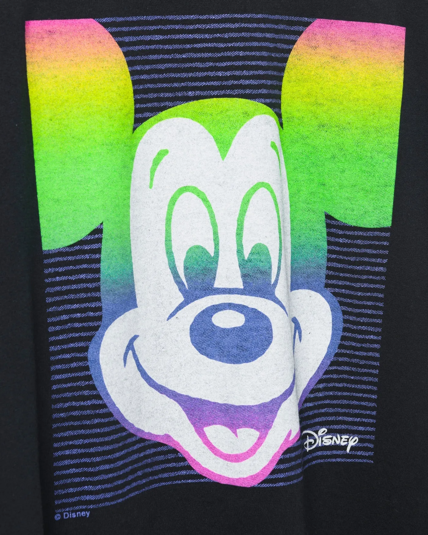 Mickey Mouse Face Flea Market Tee (Black)