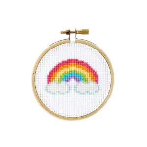 Mini Rainbow Cross Stitch Kit