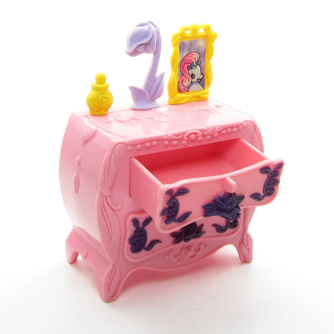 Moon Shadow Magic Motion My Little Pony Vintage G2 with Dresser