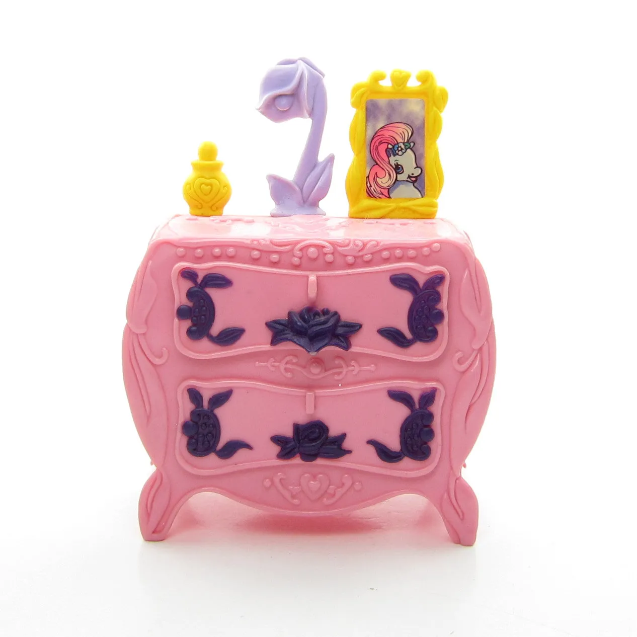 Moon Shadow Magic Motion My Little Pony Vintage G2 with Dresser