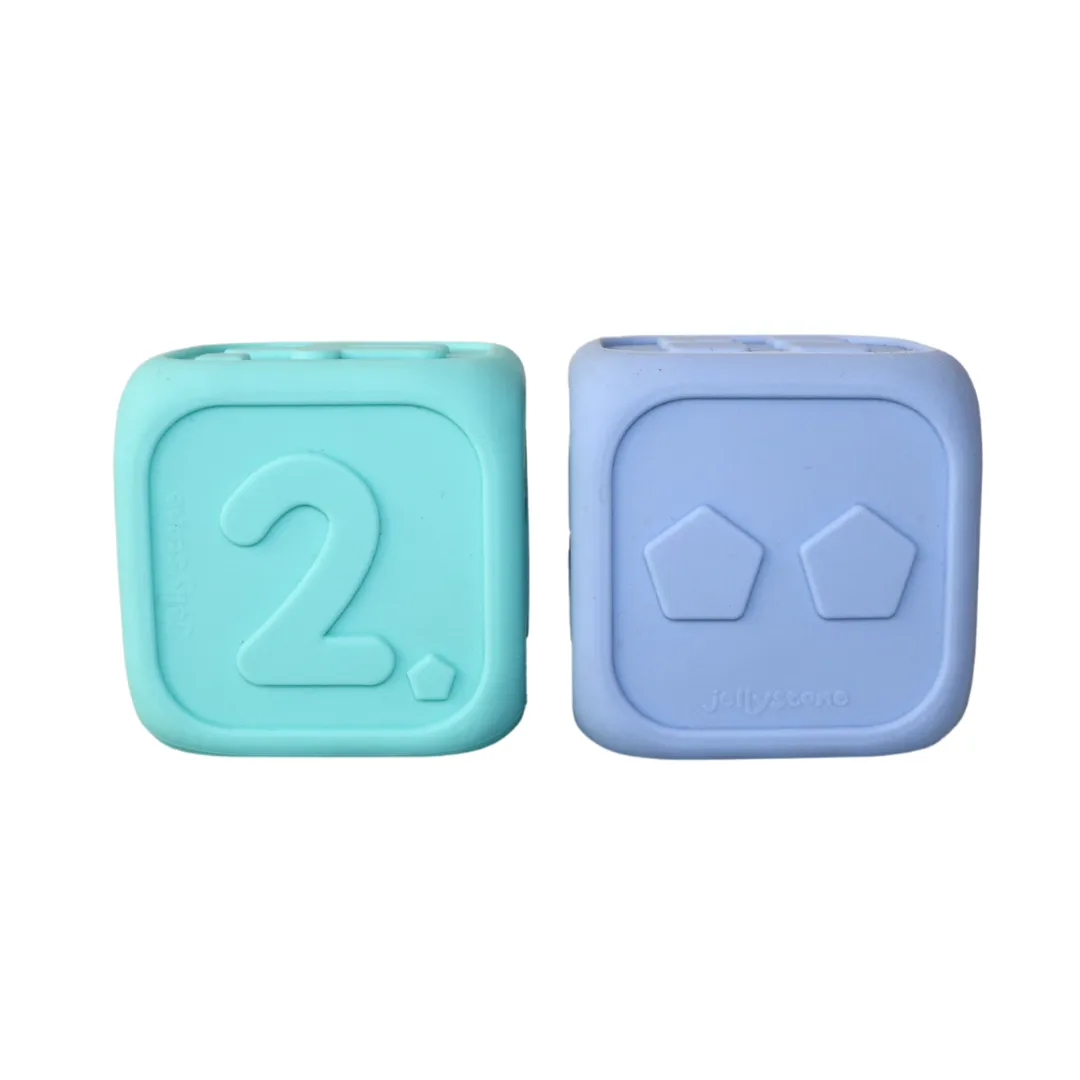 My First Dice - Soft Blue & Soft Mint