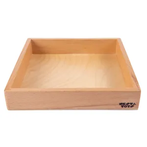 Nesta Toys Wooden Sand Tray for Writing Letters & Numbers - Montessori Toys for Kids